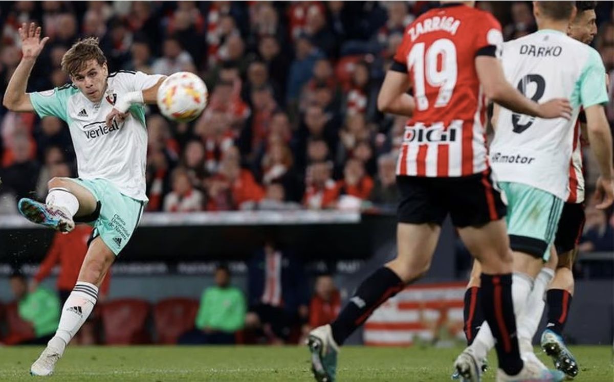 Un golazo de Pablo Ibáñez lleva a Osasuna a la final de Copa soñada