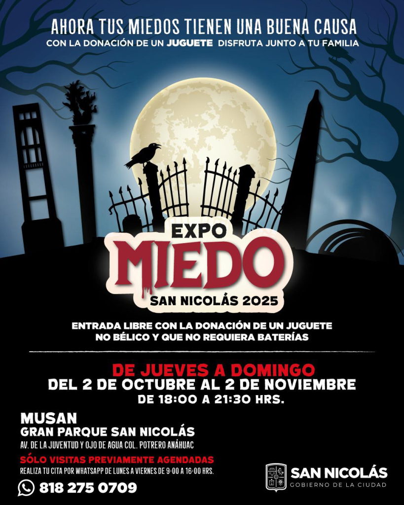 El Evento Expo Miedo 2025 También Tiene El Fin De Recaudar Juguetes. 