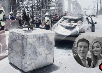 Bloque-dos-toneladas-negligencia-del-metro-auto-aplastado - Regios Al Cuadrado