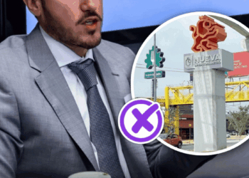 Samuel García Puso Un Tótem Columna Del Metro - Regios Al Cuadrado