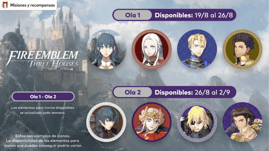 Fire Emblem Three Houses - Regios Al Cuadrado Nuevos Iconos De Fire Emblem Three Houses - Regios Al Cuadrado