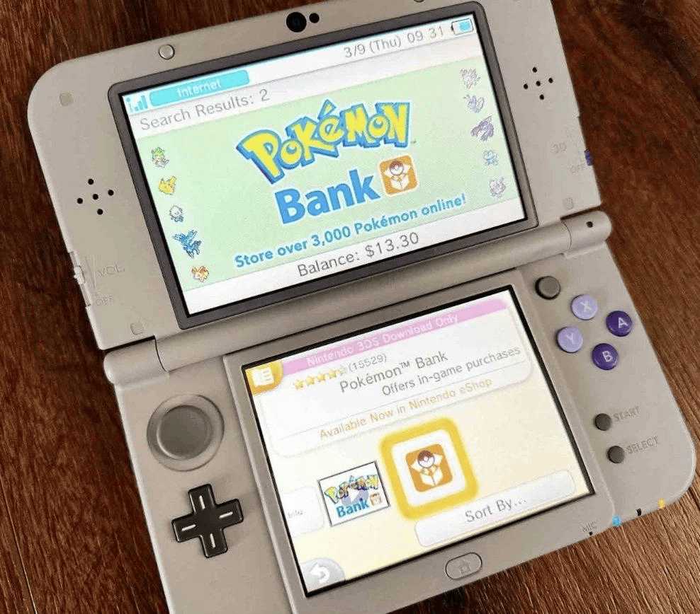 Nintendo 3ds - Regios Al Cuadrado Nintendo 3ds Banco Pokemon - Regios Al Cuadrado